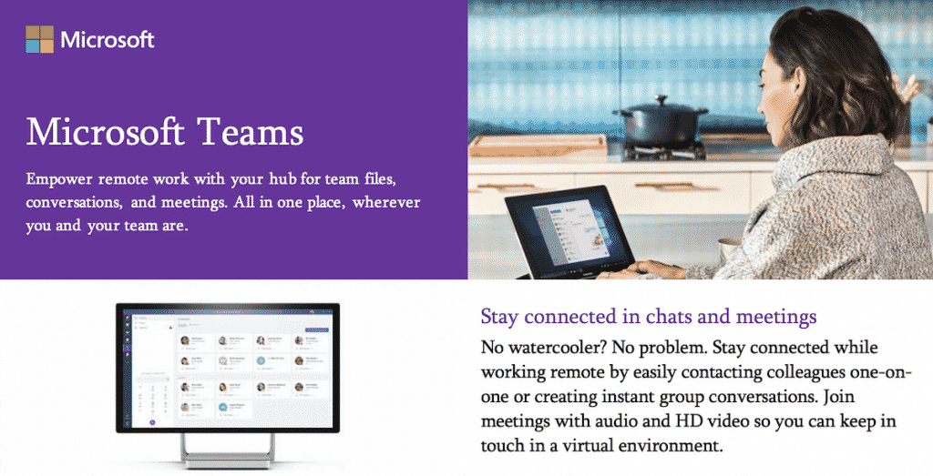 Introducing Microsoft Teams: empowering remote work