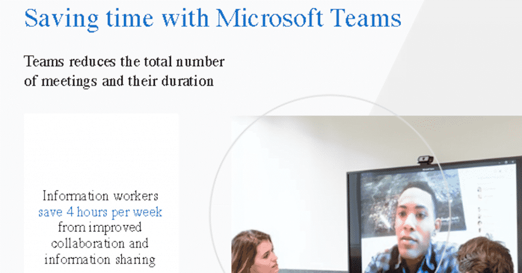 Saving time with Microsoft Teams