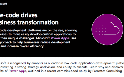 Low-code drives business transformation